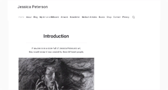 Desktop Screenshot of jessicapetersonart.com