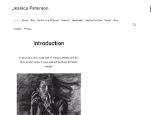 Tablet Screenshot of jessicapetersonart.com